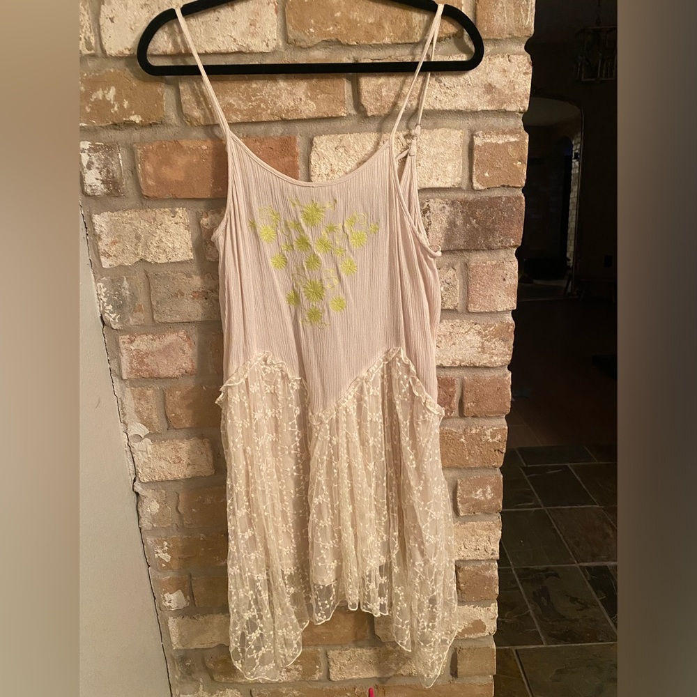 blu pepper Cream Dress